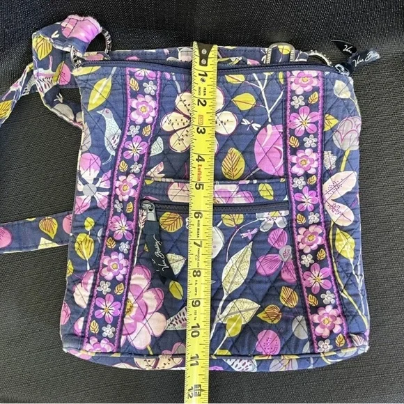 Vera Bradley Purple and Yellow Floral Backpack​​​ - Picture 12 of 12